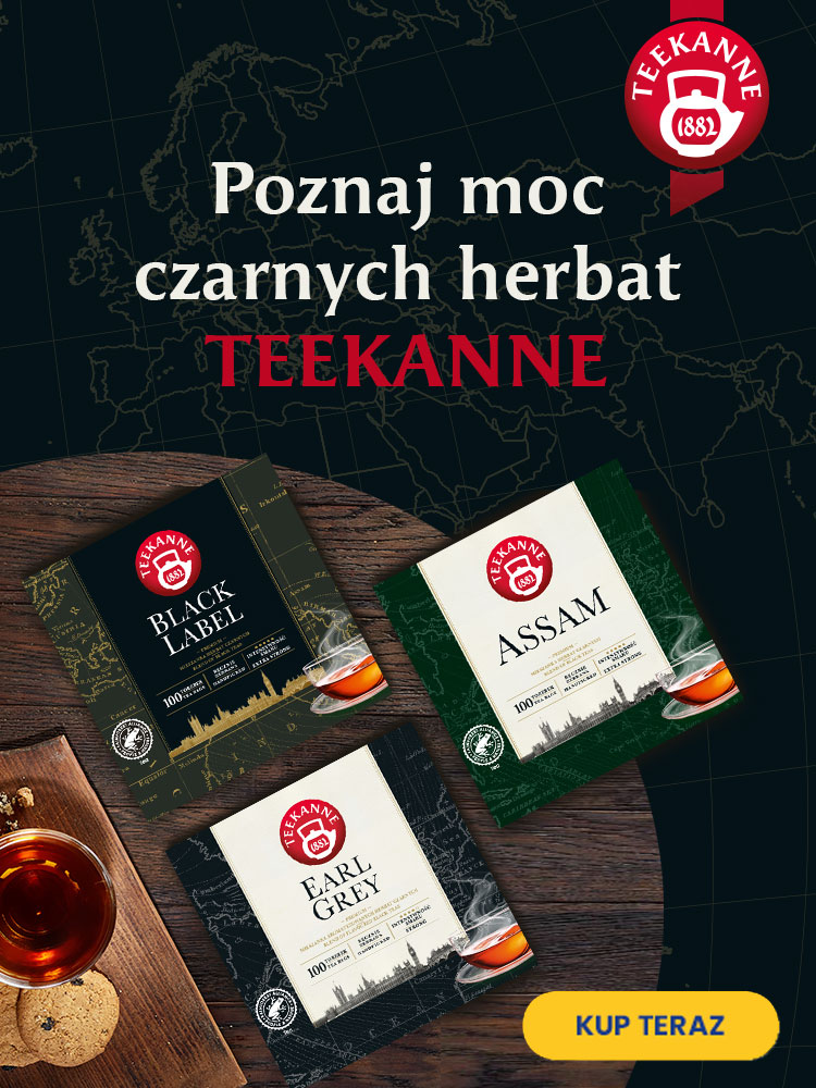 Poznaj moc czarnych herbat Teekanne