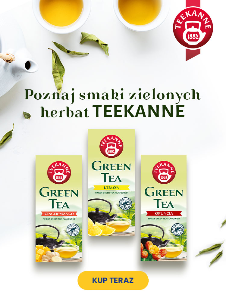 Poznaj smaki zielonych herbat Teekanne